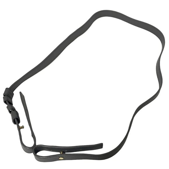 Auth SAINT LAURENT PARIS Duffle 6 322049 Dark Gray Leather - Handbag - Picture 9 of 9